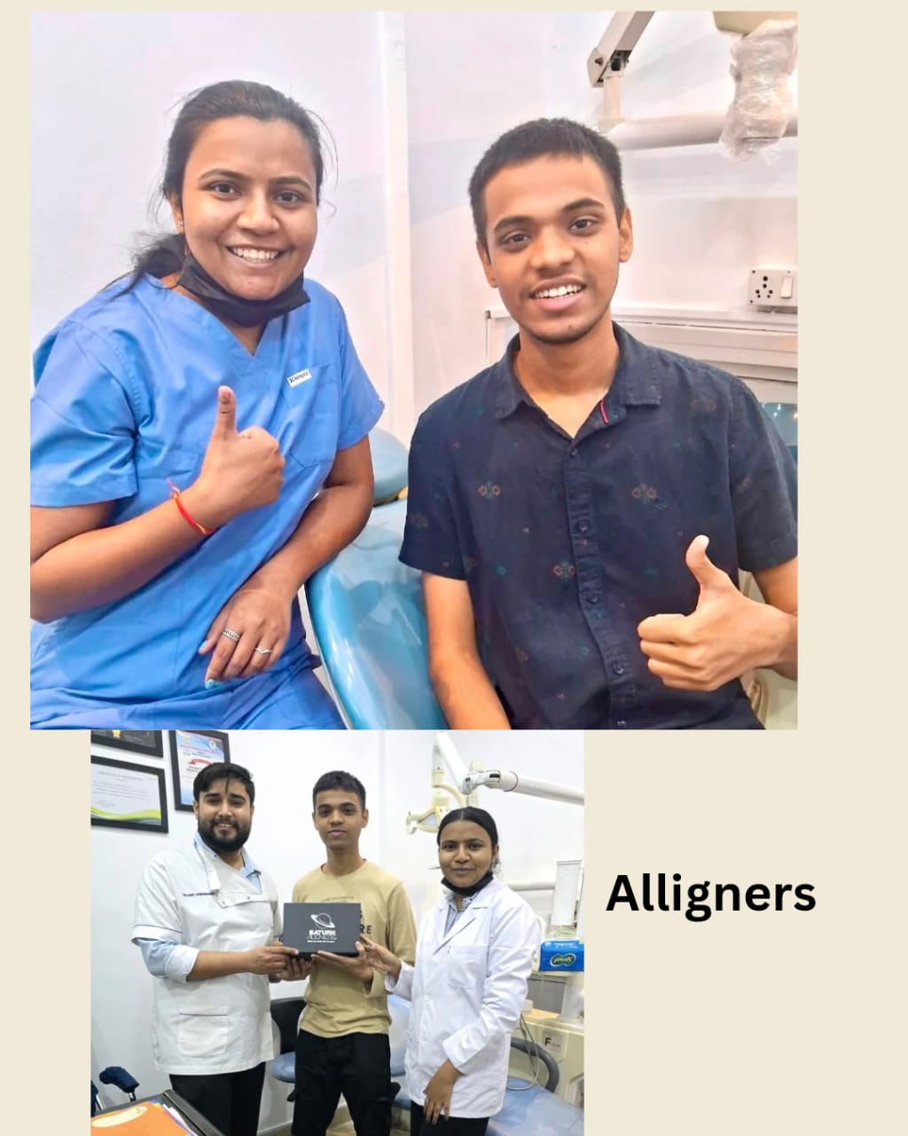 Patient smile at Indu Dental Clinics